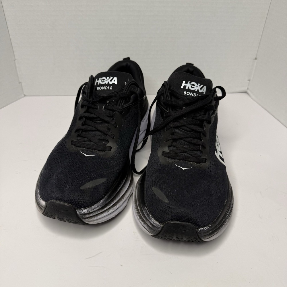 Size 11 - Hoka One One HOKA Bondi 8 Black White